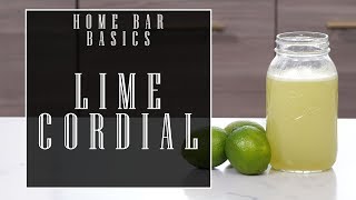 Easy Lime Cordial Natural Roses Lime [upl. by Olleina]