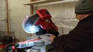 2018 version of the Milwaukee 695520 12 inch compound double beveled sliding miter saw Updates [upl. by Annodam231]