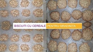 🍪Biscuiti cu fulgi de cereale și seminte  Pachetel de gradinita [upl. by Kcirdle]