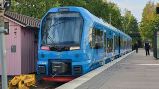 Testvinkel Linje 29 Djursholms ÖsbyNäsbypark med X15p vagn 702 [upl. by Ellenohs]