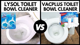 Lysol vs Vacplus Automatic Toilet Bowl Cleaner  Which One is Best [upl. by Kotick475]