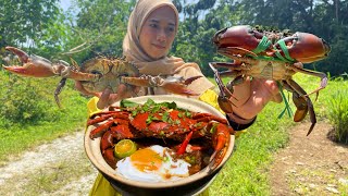 MAGGI KETAM YANG BUAT KETAGIH  STYLE BERKUAH SIMPLE  Claypot crab noodles [upl. by Ennaid]