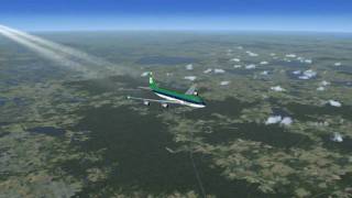 fsx Aer Lingus 747100 EIDW  KBOS [upl. by Bary890]