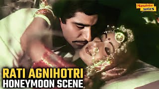 Raj Babbar amp Rati Agnihotri Honeymoon Scene  Triveni Movie Scene  Romantic Hindi Scene [upl. by Eikcuhc312]