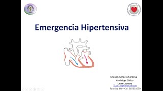 Emergencia Hipertensiva  Dr Chaner Zumaeta  Médico Cardiólogo [upl. by Simonetta]