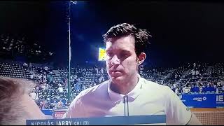 Nicolás Jarry versus Carlos Alcaraz Buenos Aires Open 2024  Entrevista [upl. by Wolenik411]