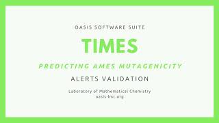 3 TIMES prediction of Ames mutagenicity Part 3 Alerts validation [upl. by Suzette]