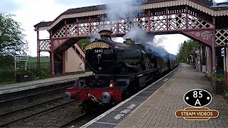 5043 Earl of Mount Edgecumbe charges through Wilmcote  quotThe Shakespeare Expressquot  07042024 [upl. by Samira]