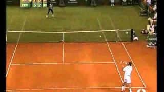 ATP 2007 Exhibition Match  Battle Of Surfaces  Federer vs Nadal Highlights [upl. by Bev]