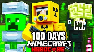 I Survived 100 Days in a NUCLEAR WASTELAND in Hardcore Minecraft [upl. by Yduj660]