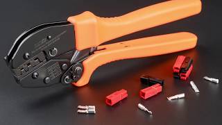 IWISS AP11 Ratchet Crimping Tool for Anderson Powerpole Connectors [upl. by Anaujal]