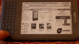 Kindle 3 WebKit Web Browser Review [upl. by Dermott]