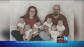 Dad of Mich sextuplets suffers fatal heart attack [upl. by Mohl]