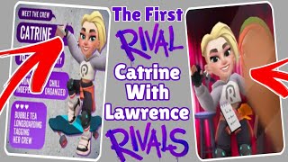 Subway Surfers The First Rival  Catrine Rival of Jake the Graffiti Battle Subway Surfers 2023 [upl. by Nerrol]