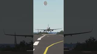 737800 Landing In Philadelphia 100 By Hand shorts msfs2020 [upl. by Eugilegna]