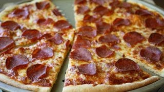 Best Pepperoni Pizza  No Grease Crispy Crust [upl. by Sib]