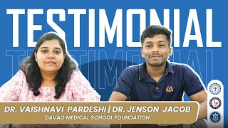 Indian Students about MBBS Journey  Davao Medical School Foundation  Philippines [upl. by Ailel]