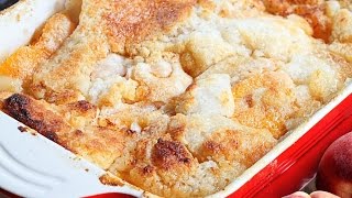 Peach cobbler recipe easy with fresh peaches [upl. by Buff]