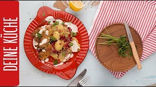 Selbstgemachte Fischstäbchen mit Kartoffelsalat  REWE Deine Küche [upl. by Robers]