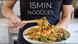 15MIN Noodle Stir Fry Recipe TO MAKE TONIGHT [upl. by Ardith]