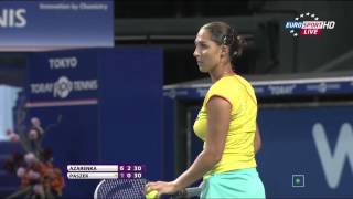 Tamira Paszek v Azarenka 2012 Tokyo [upl. by Nwahc117]