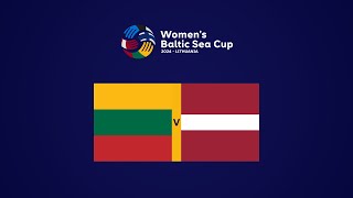 WOMENS BALTIC SEA CUP 2024  Lithuania  Latvia  5 JAN [upl. by Wentworth450]