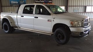 2009 Dodge Ram 3500 Dually SLT Mega Cab Cummins 6 Speed Review [upl. by Heater218]