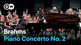 Brahms Piano Concerto No 2  Yefim Bronfman Antonio Pappano and the Verbier Festival Orchestra [upl. by Ttenna]