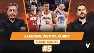 Alperen Şengün Cedi Furkan Wemby Curry  Murat Murathanoğlu amp Sinan Aras  Game Night 5 [upl. by Oehsen824]