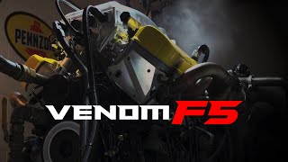 1817 HP Venom F5 Engine Named quotFURYquot Dyno Testing [upl. by Enerol647]