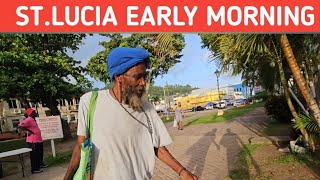 STLUCIA ON A MORNING 2023  7am  Castries [upl. by Easlehc]