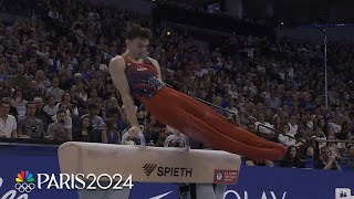 Stephen Nedoroscik STOMPS pommel horse routine at US Olympic Gymnastics Trials  NBC Sports [upl. by Saville]