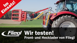 Frontlader  Hecklader „Variantquot im Einsatz  Fliegl Agro Center [upl. by Irehj]