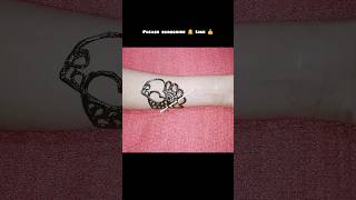 Simple heart shape mehndi designheart mehandi tattoo mehndi shikha shorts [upl. by Carin327]