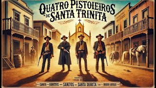 Quatro Pistoleiros de Santa Trinitá  HD  Faroeste  Filme completo em Português [upl. by Marlea985]