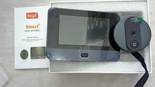 Tuya WiFi Smart Video Doorbell Apps Connection Process [upl. by Ardnas954]