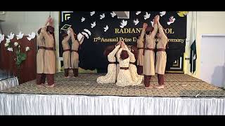 Mohabbat ke sajde best Heart touching performance by Students of Radiant School [upl. by Nalahs]