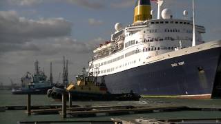 Saga Ruby makes a welcome return to Southampton and departs for Lisbon 10102013 [upl. by Marten]