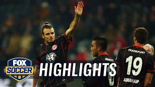 Alexander Meier hat trick Frankfurt vs Wolfsburg  2015–16 Bundesliga Highlights [upl. by Ernaline]