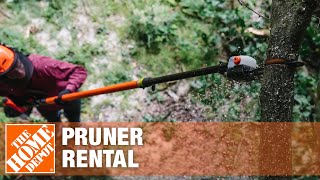 How to Use an ECHO Power Pruner Rental  The Home Depot [upl. by Elenaj214]