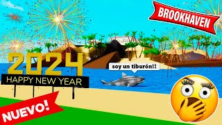 COMO ser un TIBURON y tener tu propia ISLA GRATIS en Brookhaven Roblox 🦈🏝 NUEVA ACTUALIZACION 2024 [upl. by Hitchcock]