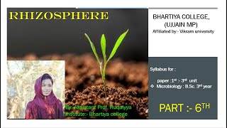 rhizosphere  rhizosphere kya he [upl. by Ahsiuqet]