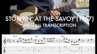 Stompin at the Savoy  Jim Hall Transcription [upl. by Nazay491]