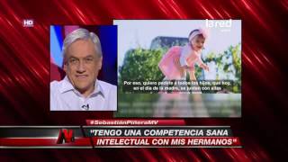 Sebastián Piñera se refirió a la relación con su hermano Miguel [upl. by Axela]