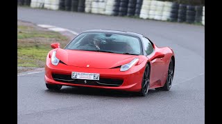 Everyman DrivingRacing 4 laps in a Ferrari 458 at Prestwold in February 2024 [upl. by Klepac]