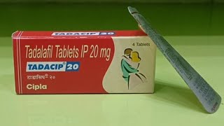 Tadalafil Tab  Tadacip 20 mg Tablet Uses amp Side Effects In Hindi  Tadalafil 20 mg Review In Hindi [upl. by Jablon633]