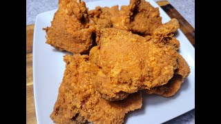 CRISPY FRIED CHICKEN THIGHS [upl. by Skardol]