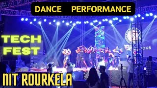 Dance Performance at NIT Rourkela during Tech Fest 2023 innovision [upl. by Rebhun]