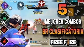 5 MEJORES COMBO DE HABILIDADES PARA CLASIFICATORIA EN FREE FIRE [upl. by Labana]