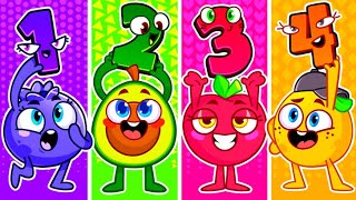 Learn Colors Numbers Shapes🟩🔷🎨🛑🔢 Best Kids Cartoon by Meet Penny 🥑💖 [upl. by Iat]